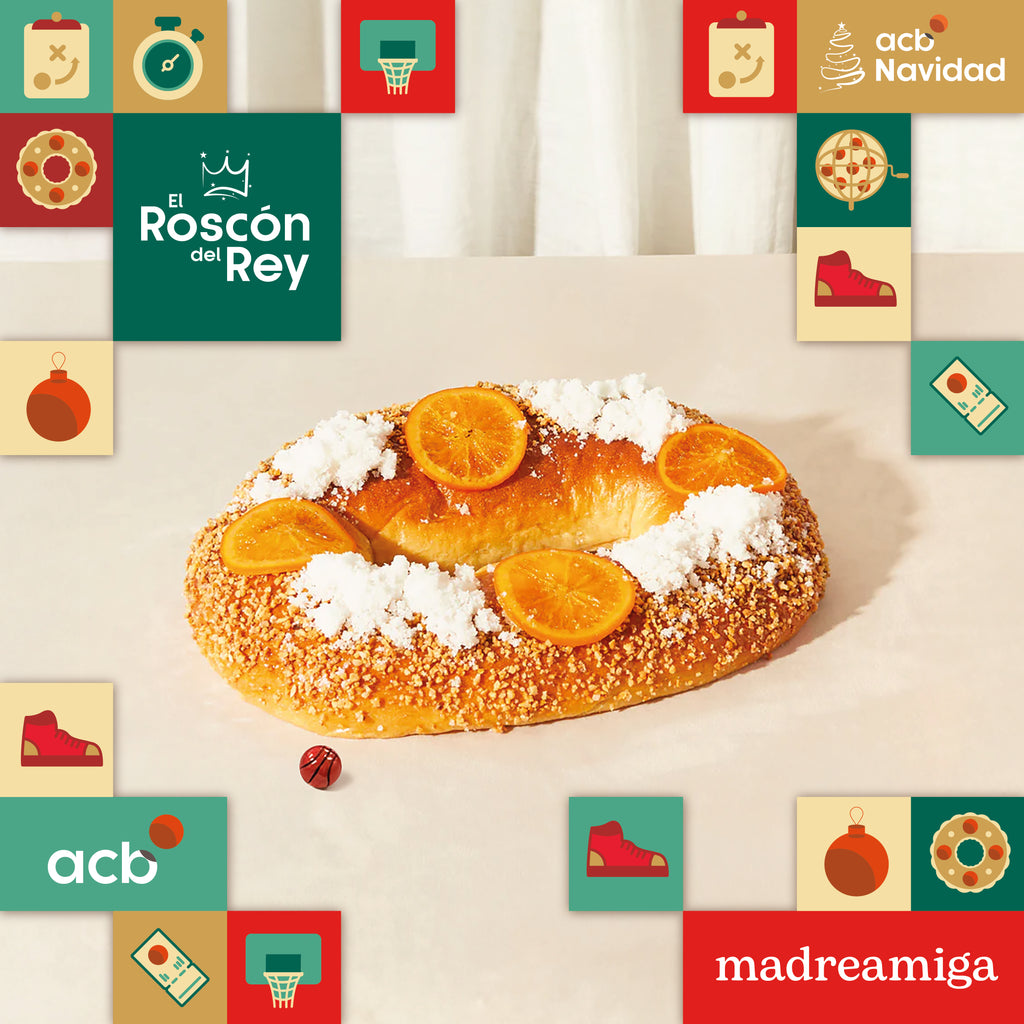 Roscón del Rey, edición especial Madreamiga x acb